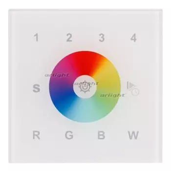 Панель Sens SR-2820AC-RF-IN White (220V,RGBW,4зоны (Arlight, IP20 Пластик, 3 года) 017857