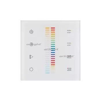 Панель SR-2830C-AC-RF-IN (220V,RGB+CCT,4зоны) (IP20 Пластик) Arlight 021035