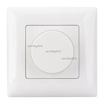 Панель SMART-P15-DIM-IN White (230V, 1A, TRIAC, Rotary, 2.4G) (Arlight, IP20 Пластик, 5 лет) 025040