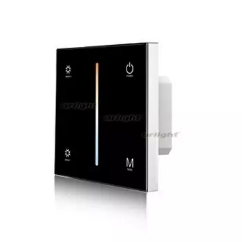 Панель SMART-P21-MIX-G-IN Black (12-24V, 4x3A, Sens, 2.4G) (Arlight, IP20 Пластик, 5 лет) 033765