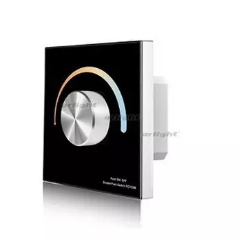 Панель SMART-P2-MIX-G-IN Black (3V, Rotary, 2.4G) (Arlight, IP20 Пластик, 5 лет) 033755