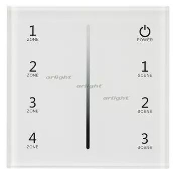 Панель SMART-P34-DIM-IN White (230V, 0-10V, Sens, 2.4G) (Arlight, IP20 Пластик, 5 лет) 027111