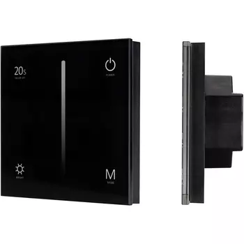 Панель SMART-P35-DIM-IN Black (230V, 0-10V, Sens, 2.4G) (Arlight, IP20 Пластик, 5 лет) 028113