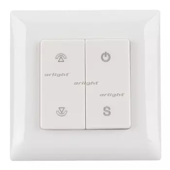 Панель SMART-P46-DIM-P-SUF (3V, 1 зона, Knob, 2.4G) (Arlight, Пластик) 028300