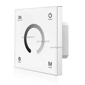 Панель SMART-P4-DIM-G-IN White (12-24V, 4x3A, Sens, 2.4G) (Arlight, IP20 Пластик, 5 лет) 034774