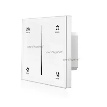Панель SMART-P6-DIM-G-IN White (12-24V, 4x3A, Sens, 2.4G) (Arlight, IP20 Пластик, 5 лет) 034781