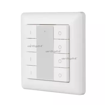 Панель Knob SR-KN9550K8-UP White (KNX, DIM) (Arlight, IP20 Пластик, 3 года) 021370