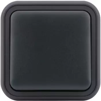 Переключатель 1-клавишный накладной, цвет антрацит Donel W55 DIP10628