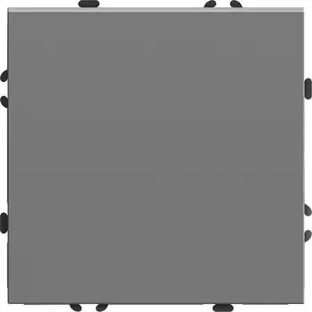 Переключатель одноклавишный (серый) Stekker Эмили 49945