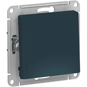 Переключатель перекрестный одноклавишный (изумрудный) Systeme Electric AtlasDesign ATN000871