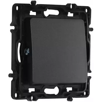 Перекрестный переключатель одноклавишный Arte Milano am-217 217.34-1.black