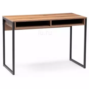 Письменный стол Notta Леон Лофт дуб делано темный / черный матовый 489684
