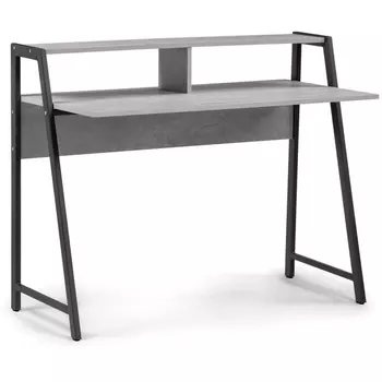 Письменный стол Notta Аларо бетон / черный матовый 542658