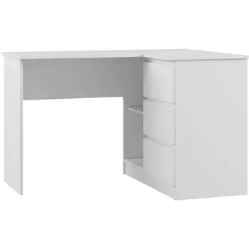 Письменный стол Woodville Мадера 1244 лдсп белый 520979