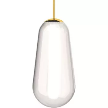 Плафон Nowodvorski Cameleon Pear L Transparent/Brass 8532