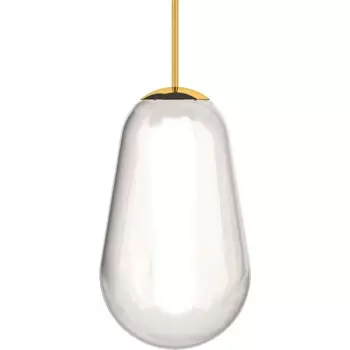 Плафон Nowodvorski Cameleon Pear M Transparent/Brass 8533