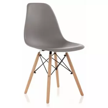 Пластиковый стул Woodville Eames PC-015 серый 11181