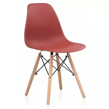 Пластиковый стул Woodville Eames PC-015 bordeaux 11896