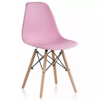 Пластиковый стул Woodville Eames PC-015 light pink 11897