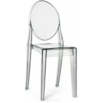 Пластиковый стул Victoria (Victoria clear gray) Woodville арт.15795