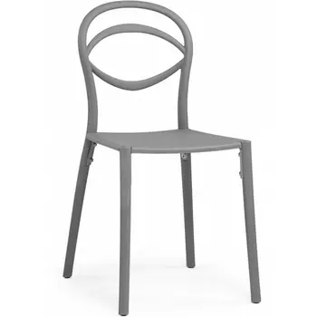 Пластиковый стул Woodville Simple gray