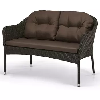 Плетеный диван Afina S54A-W53 Brown