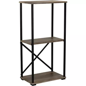 Подставка- стеллаж BeautyStyle 2 дуб маррон/черный от фабрики Mebelik