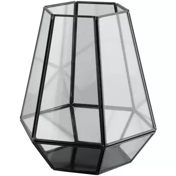 Подсвечник Eglo Ambatobe 422119 L170, B145, H190, стекло, черный, серый