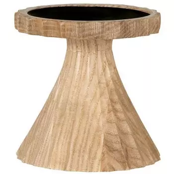 Подсвечник Eglo Dupkur 422338 H90, D90, дерево, черный