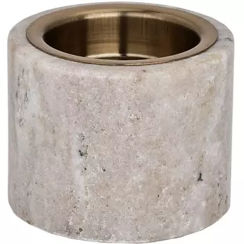 Подсвечник Eglo Rouyin 422038 B40, D60, мрамор, коричневый, золотой