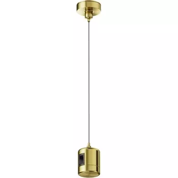 Подвес тросовый Hang с прямым коннектором питания Flarity латунь Maytoni Accessories for tracks Flarity TRA157SW-IPC1-BS