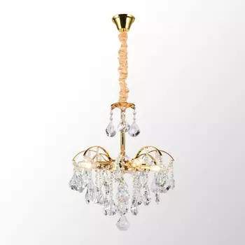 Подвесная хрустальная люстра Lussole Presidio LSP-6017