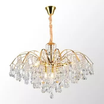 Подвесная хрустальная люстра Lussole Presidio LSP-6018