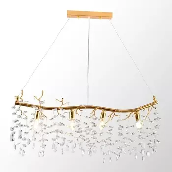 Подвесная хрустальная люстра Lussole Presidio LSP-6014