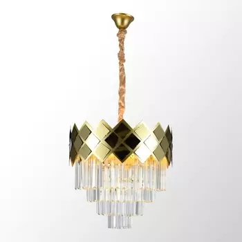 Подвесная хрустальная люстра Lussole Presidio LSP-6019