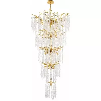 Подвесная каскадная люстра Arte Milano Milano-4 23416.800-1600.28.G9.D.5D GD