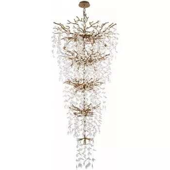 Подвесная каскадная люстра хрустальная Arte Milano Milano-4 23416.800-1600.28.E14.B.5D IB