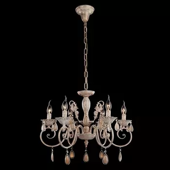 Подвесная люстра 10009/6 золото с белым Eurosvet 10009