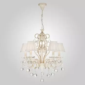 Подвесная люстра 12075/5 белый Strotskis (Eurosvet)