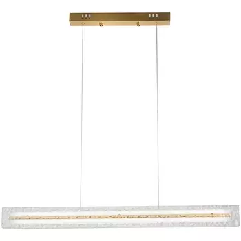 Подвесная люстра с пультом светодиодная (14018/1PL Brass) Indigo Dualita V000088L