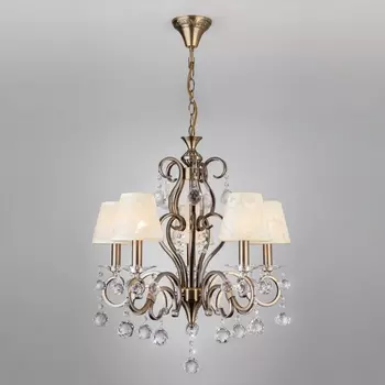 Подвесная люстра 1448/5 античная бронза Strotskis (Eurosvet)