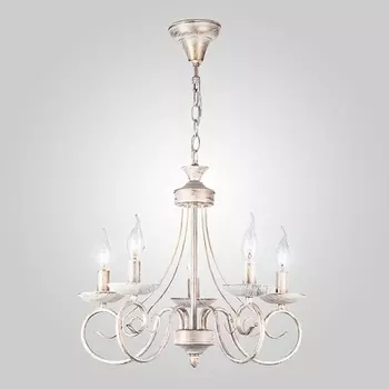 Подвесная люстра 22404/5 белый с золотом Eurosvet 22404