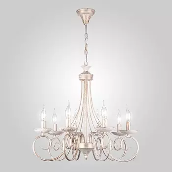 Подвесная люстра 22404/8 белый с золотом Eurosvet 22404