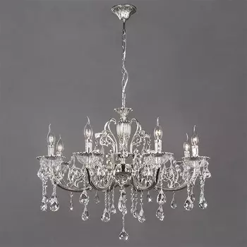 Подвесная люстра 230/8 Bogate's 230-231-232 серебряный