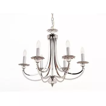 Подвесная люстра 3007/6 Abrasax CHROME в виде свечи