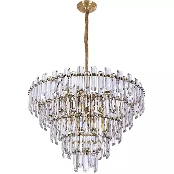 Подвесная каскадная люстра хрусталь 3511/17 LM-16 Divinare Rosie