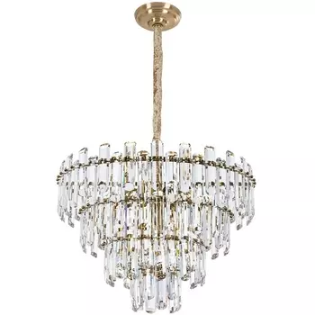 Подвесная каскадная люстра хрусталь 3511/17 LM-8 Divinare Rosie