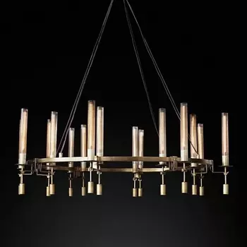 Подвесная люстра Rh Fontanelle Round Chandelier 16 ImperiumLoft 40,1552 (74975-22)