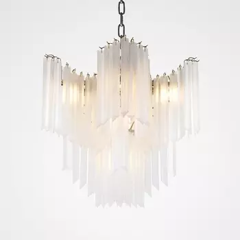 Подвесная люстра Chandelier Pulsar White Glass ImperiumLoft 40,2107 (84744-22)