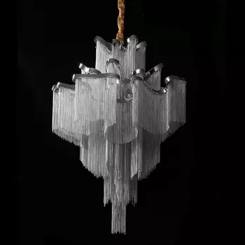 Подвесная люстра Ava Chain Atlantis Chandelier D60 Хром ImperiumLoft 40,278 (179868-22)